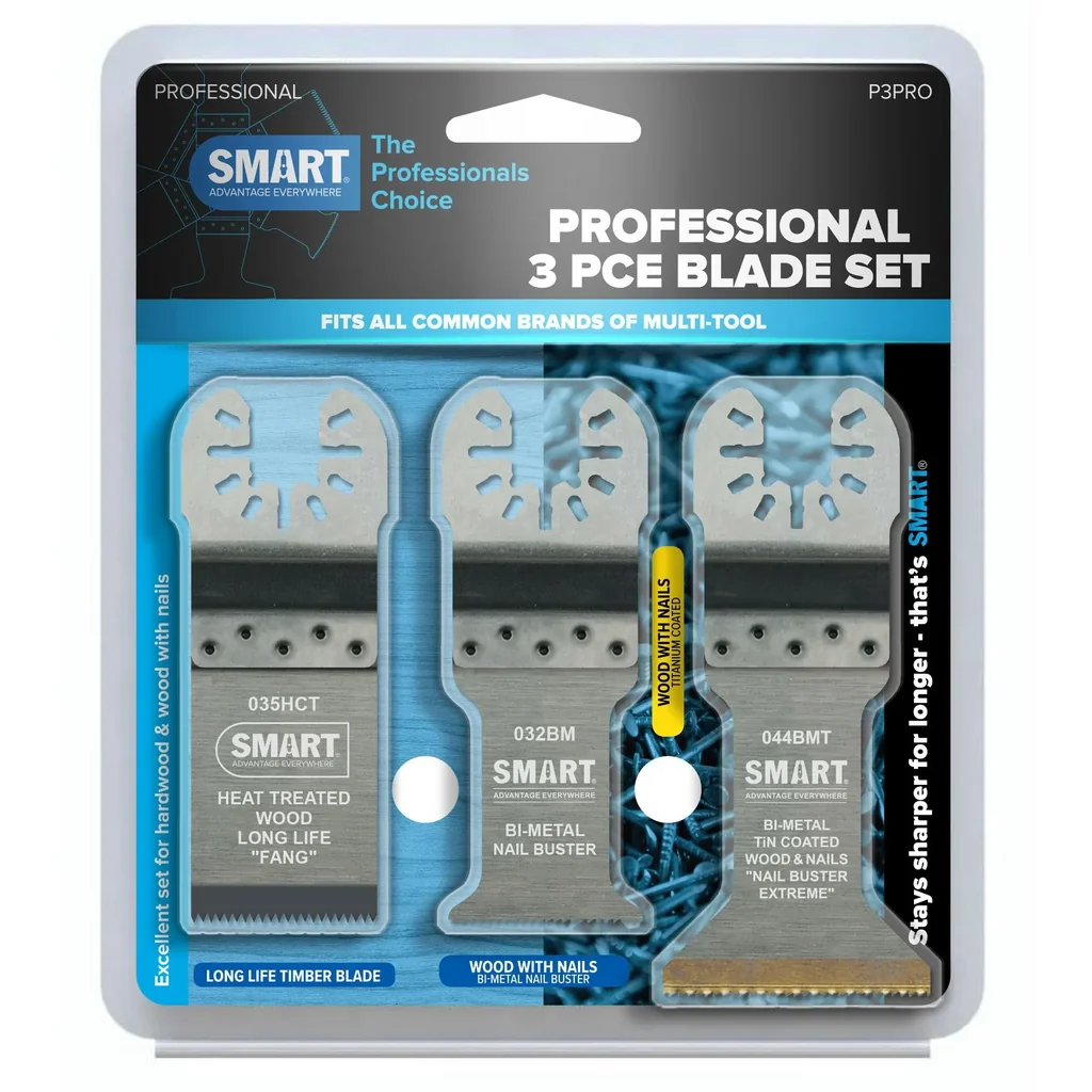 UN PRO 3-piece blade assortment