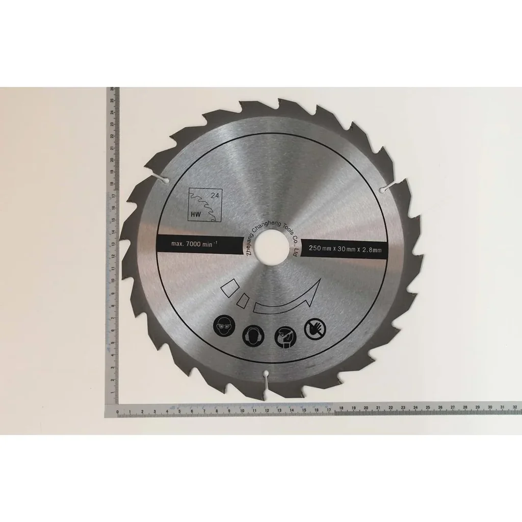Circular saw blade 24T 250x30 mm - Suitable for HS100S