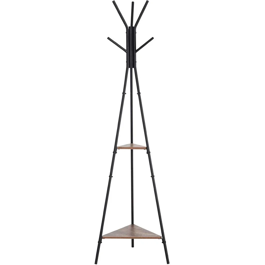 Clothes rack with 2 shelves