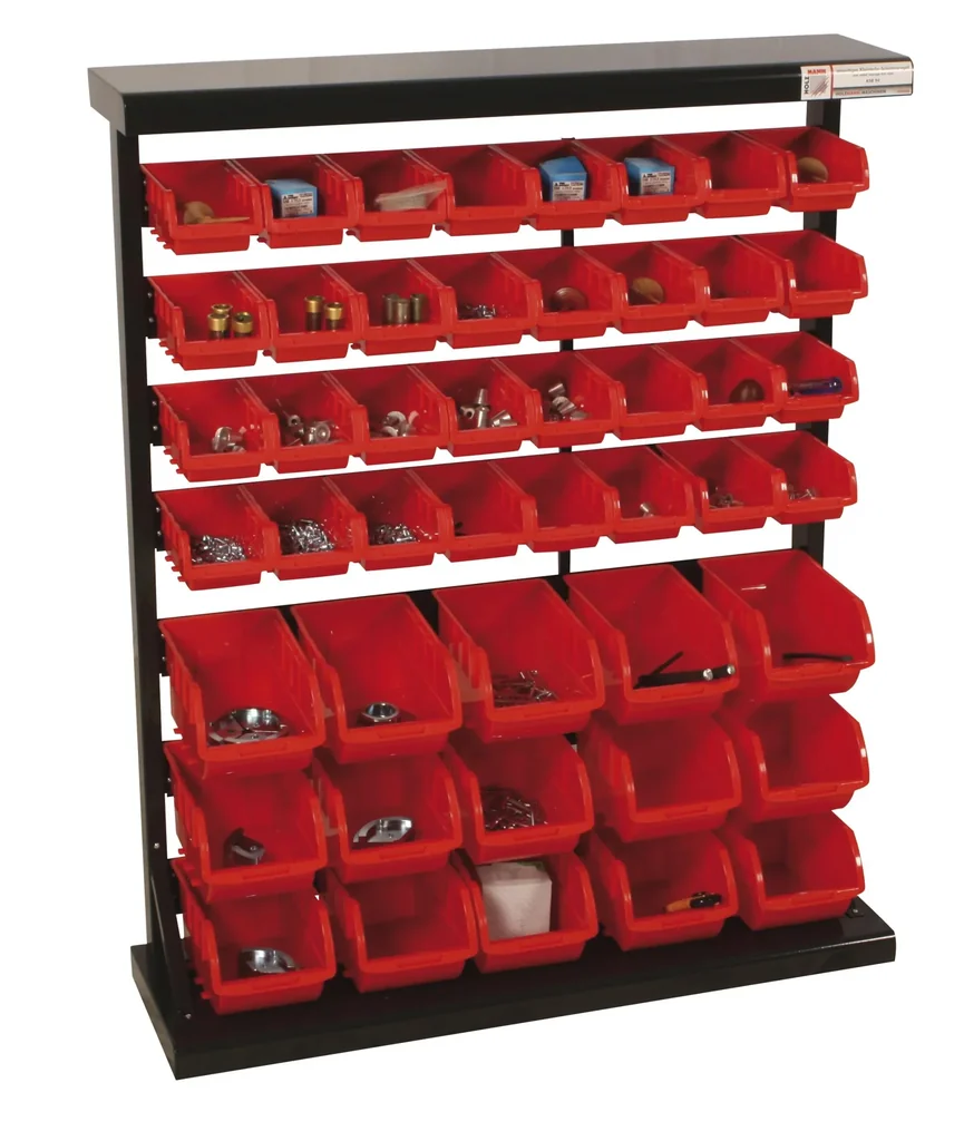 KSR94 single-sided chute shelf for small parts
