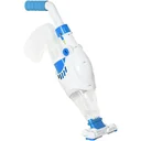 Electric Pool Cleaner, Cordless & Waterproof, Blue+White, 65 x 20 x 17 cm
