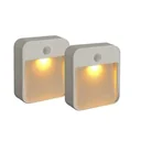 LED stair light white with motion detector Amber MB720A 2-pack IP44 20 lumens