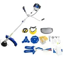 Brush cutter with 52cc 2-stroke petrol engine