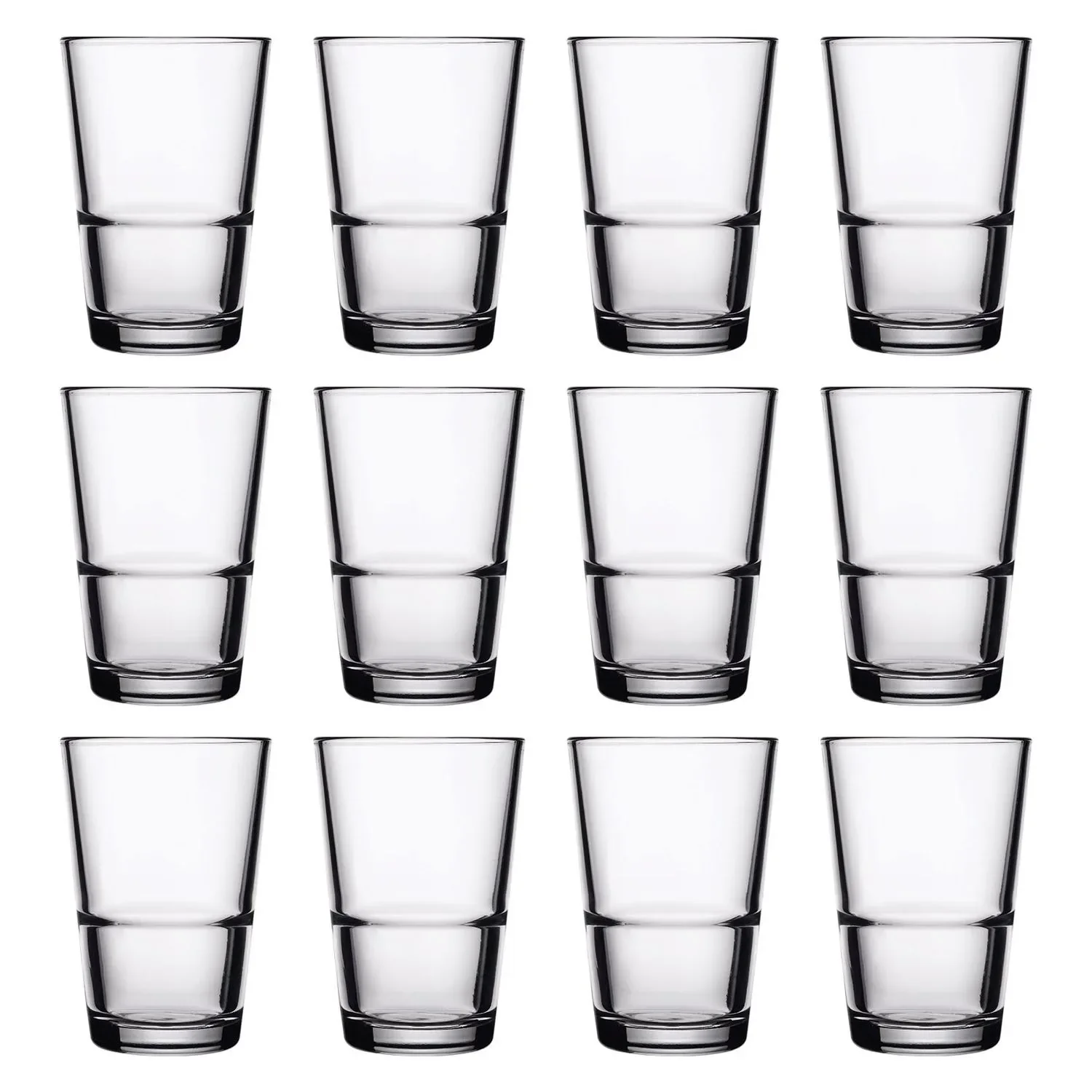 Waterglazen, Drinkglazen set van 12 - Grande-S, 190ml
