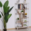 Bookshelf standing shelf decorative shelf office shelf wooden shelf storage shelf 9 x cubes