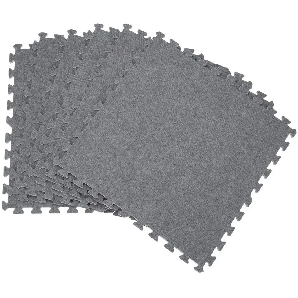 Foam floor tiles grey