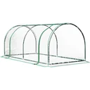 Greenhouse, greenhouse with door, cold frame, plant house, plant cultivation, steel PVC, 200 x 100 x 80 cm