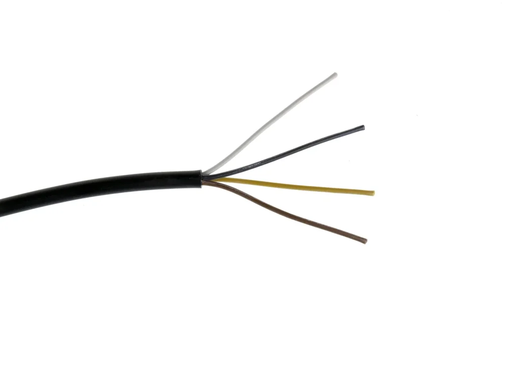 Cable, 4 x 0.75 mm, 10 meter section