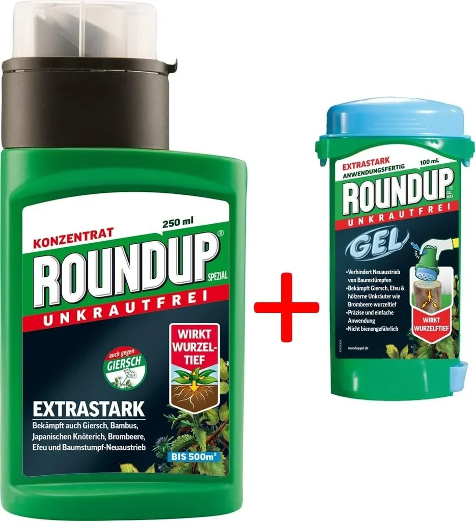 Roundup Special 250 ml plus free Roundup Gel Max 100 ml