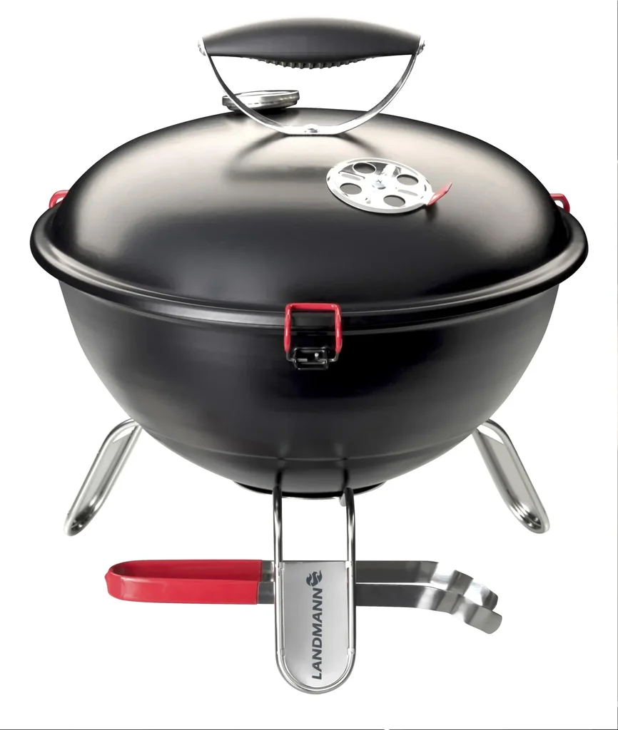 Charcoal ball grill "Piccolino", matt black