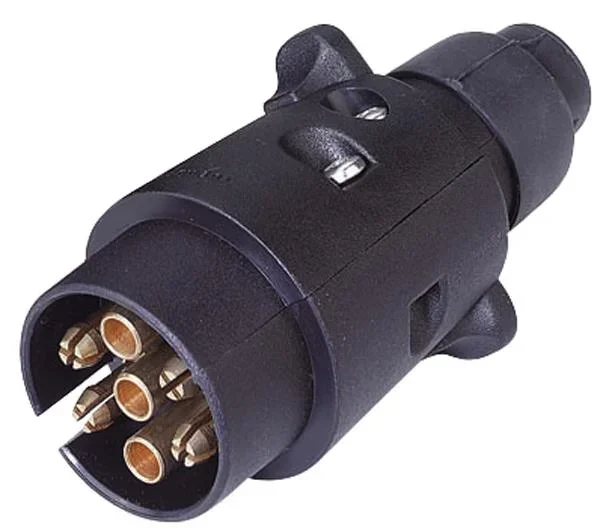 Plastic connector, 7-pin