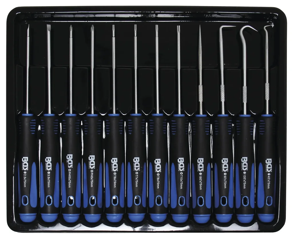 Precision screwdriver / hook set 12-piece