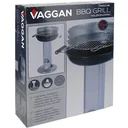 Vargan stainless steel luxury charcoal grill with frame - 83 cm - 38x38 cm grill surface