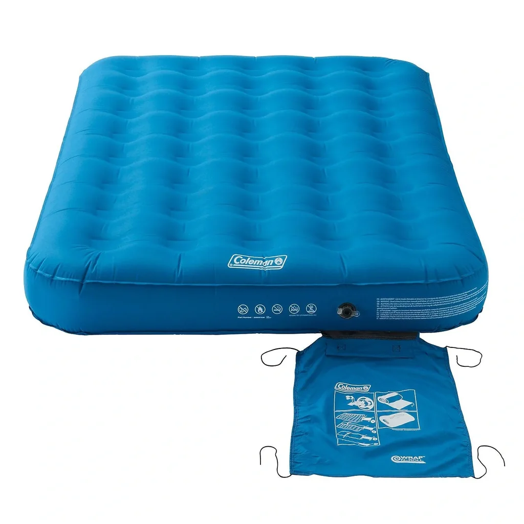 Extra Durable Airbed Double air bed for 2 people with stable slatted structure, dimensions: 198 x 137 x 22 cm
