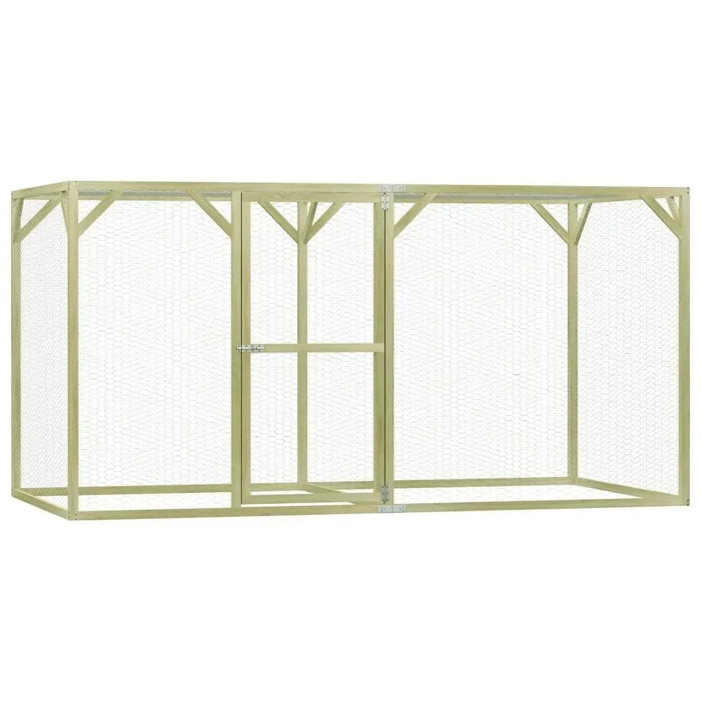 Chicken coop 1.5x3x1.5 m impregnated