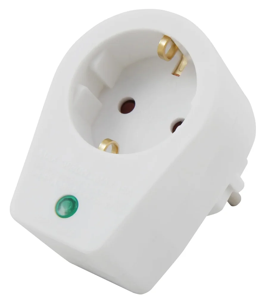 Socket adapter with surge protection