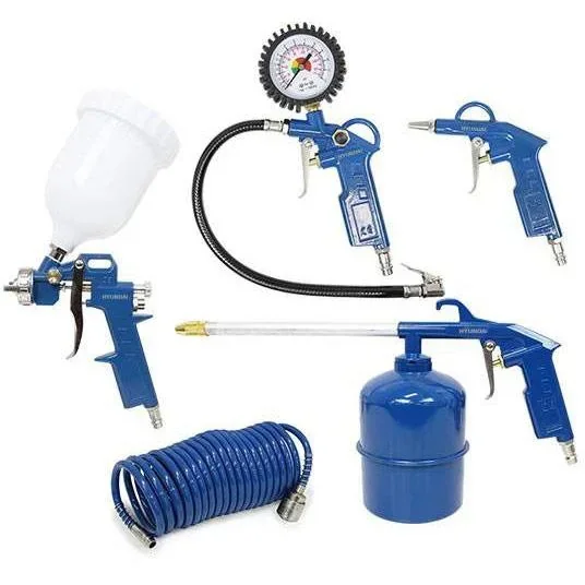 Compressor accessories - Liquid sprayer - Compressed air gun - Paint sprayer