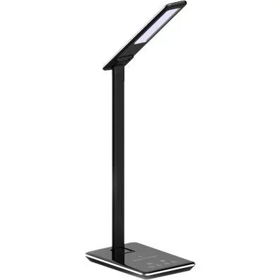 VT-7405 Table Lamp / Desk Lamp with Wireless QI Charger - Black