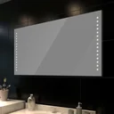 Bathroom mirror with LEDs 100x60 cm