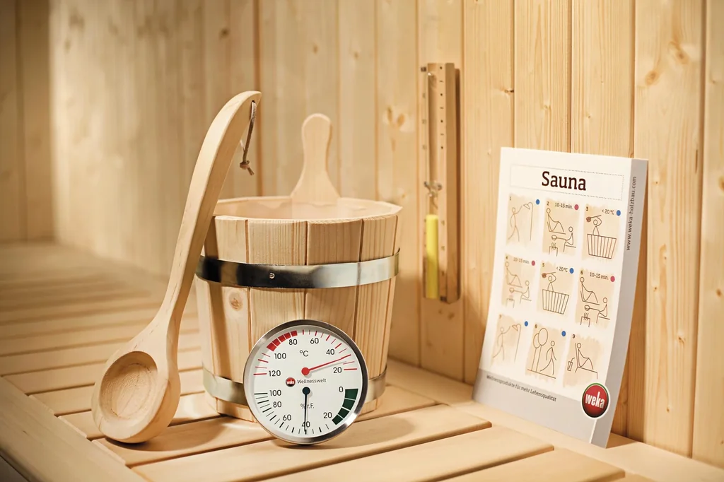 Premium 5-piece accessory set for sauna