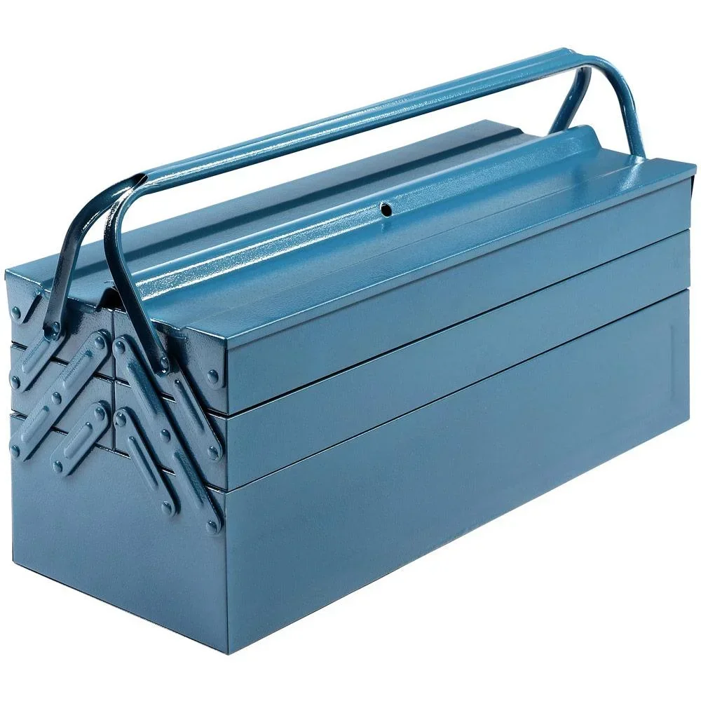 Steel toolbox blue 53x20x20cm
