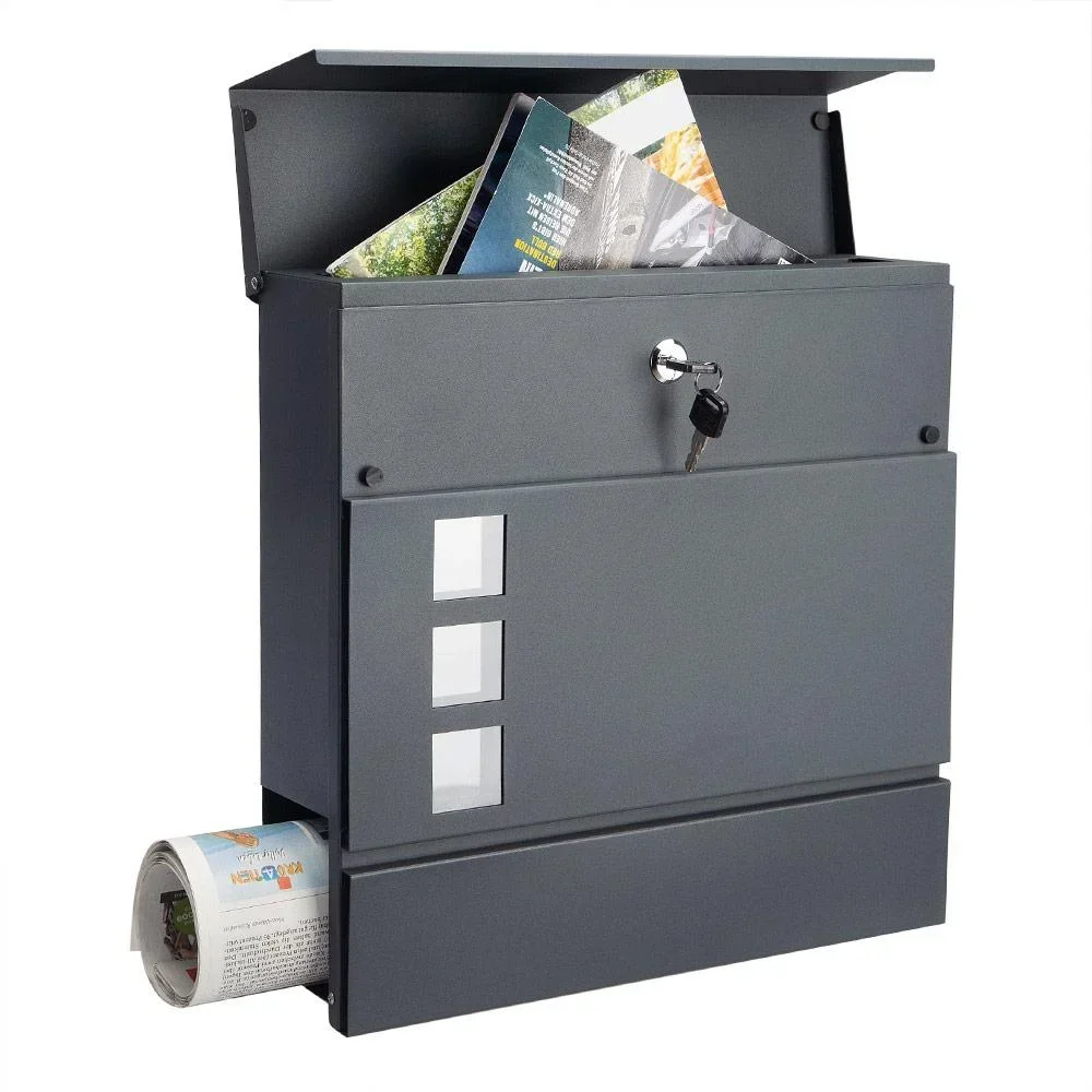 Designer mailbox with window in ant