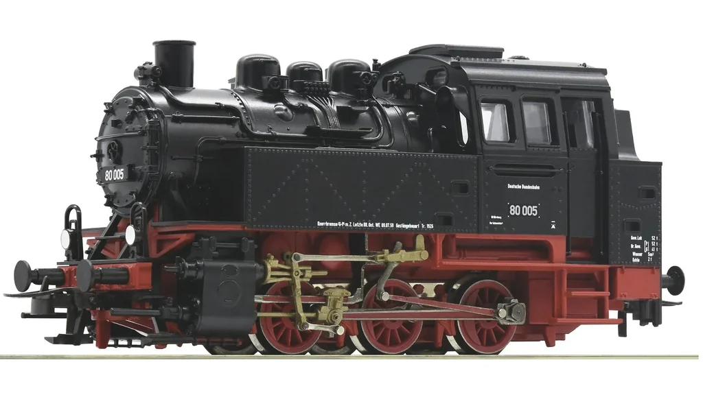 Steam locomotive class 80 of the Deutsche Bundesbahn, H0, DC