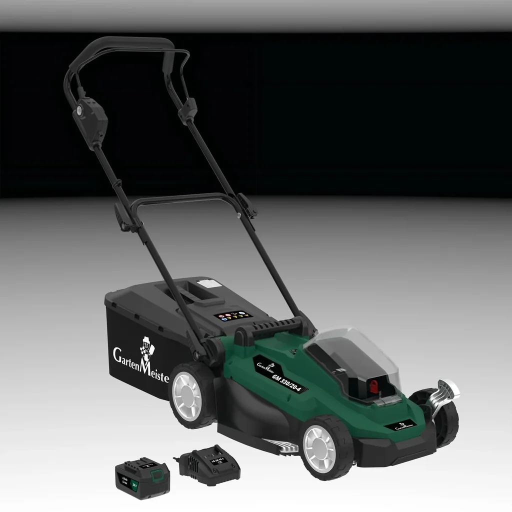 Cordless lawn mower "GM 330/20-4", 600 W - including battery and charger