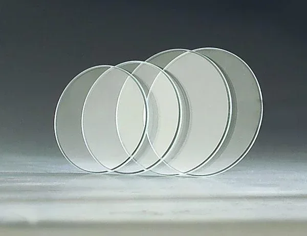 Watch glasses, 100 pieces, 25 - 40 mm, 5 pieces per size, flat ground