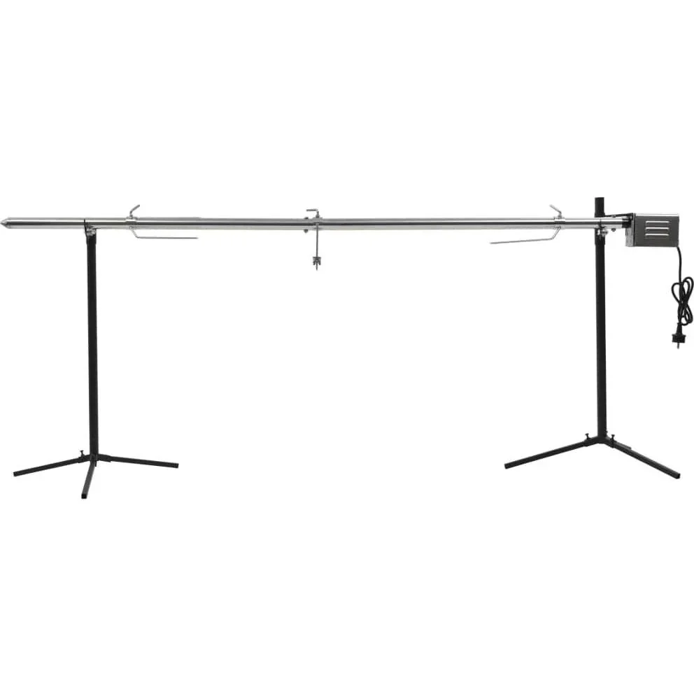 Automatic grill with motor 207x45x81 cm made of stainless steel
