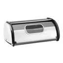 Stainless steel bread bin with window