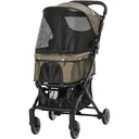 Pet buggy with folding function brown, black