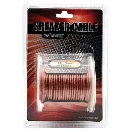 Speaker cable - Transparent - 2 x 1.50mm² - 10m
