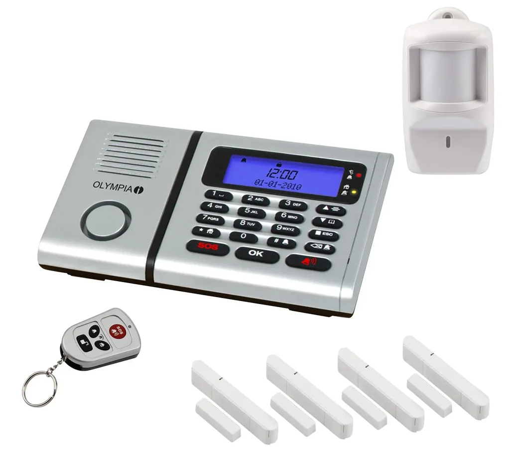 Wireless alarm system set Protect 6061 with emergency call and hands-free function