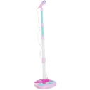 Children's microphone stand microphone flashing lights pink