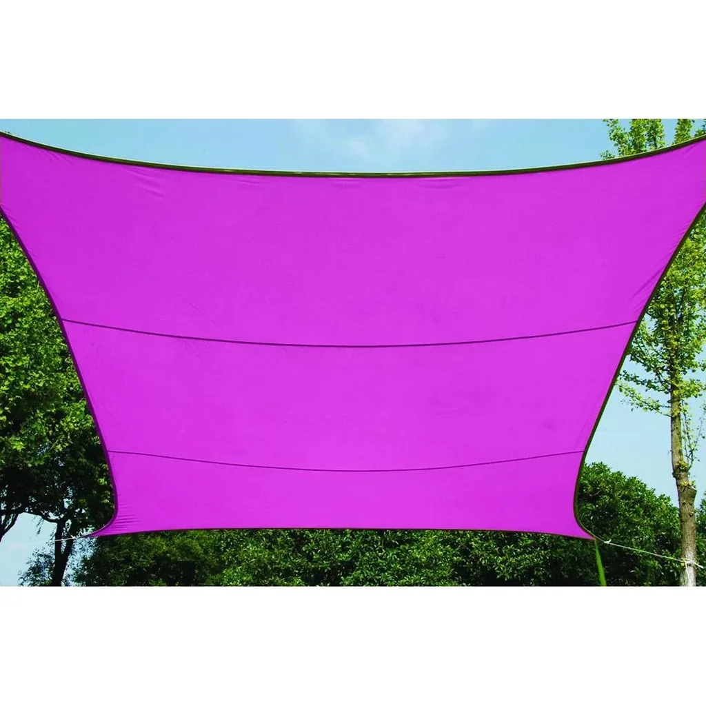 Sun sail - rectangular - 4 x 3 m - fuchsia