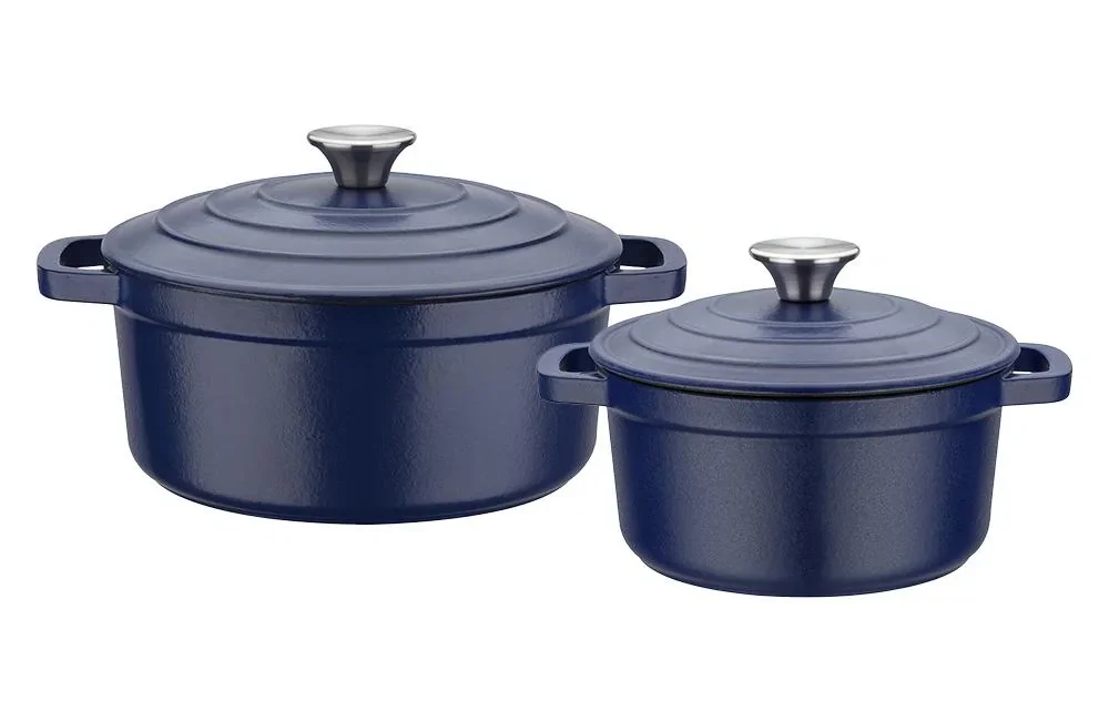 Cooking pot, approx. 24 cm, approx. 3.8 l made of cast iron Blue Magic