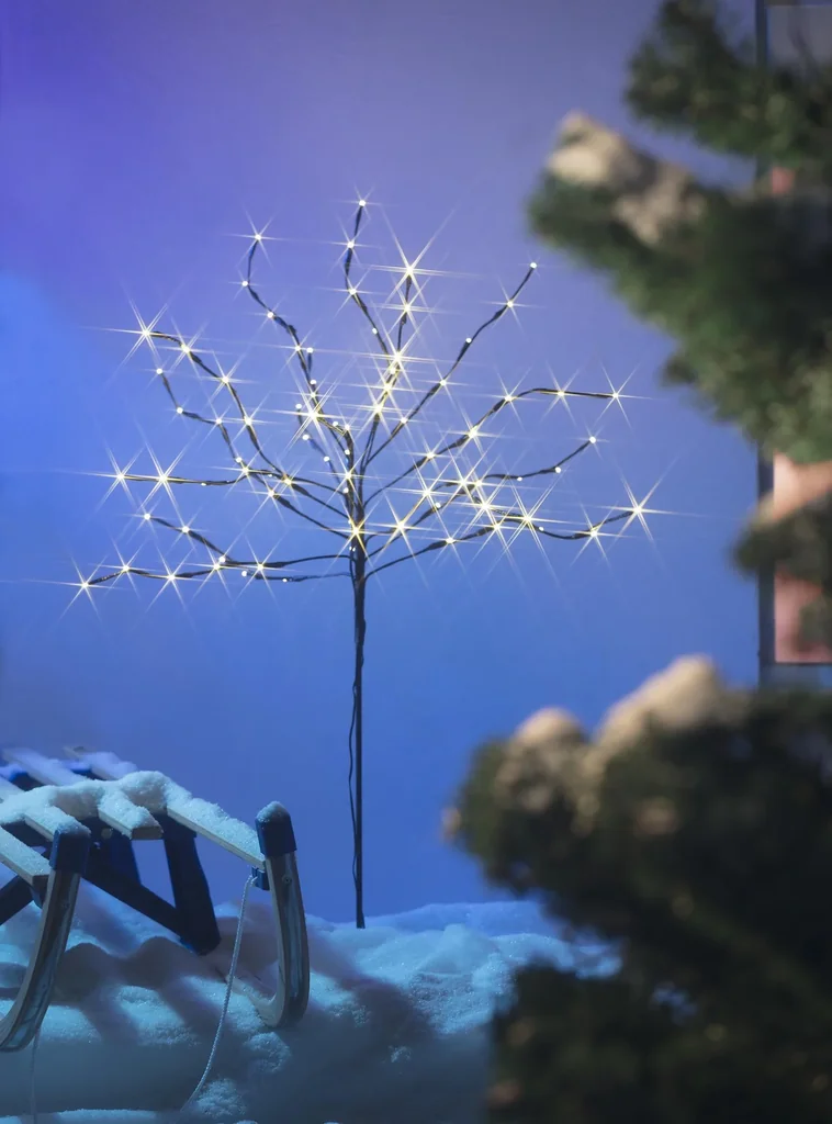 Illuminated tree 110 cm with 80 LEDs
