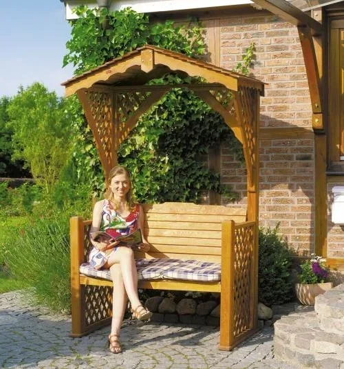 Garden arbor "Starnberg" with seat cushion