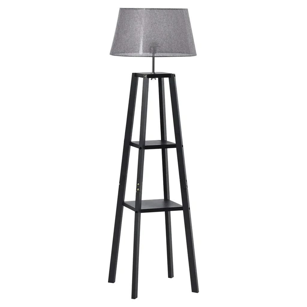Floor lamp floor lamp shelf levels