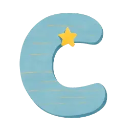 Letters kinderkamer afbeelding