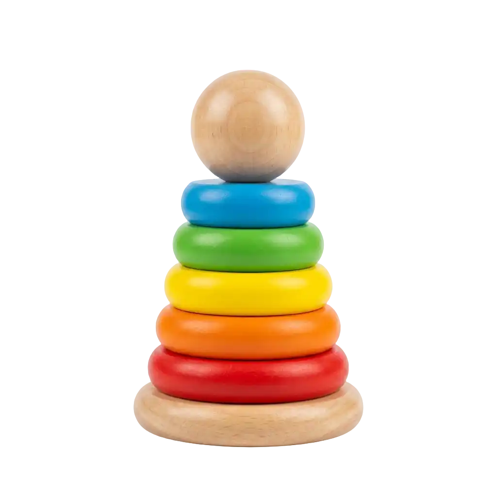 Houten babyspeelgoed afbeelding