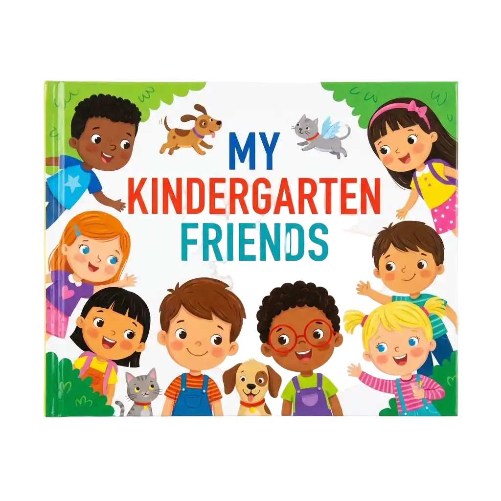 Vriendenboek voor de kleuterschool afbeelding