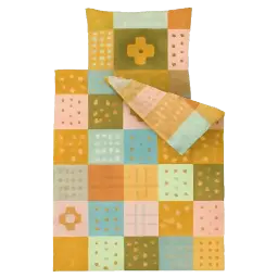 Patchwork beddengoed afbeelding