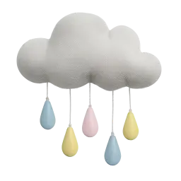 Kinderkamerdecoratie Wolken afbeelding