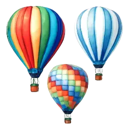 Heteluchtballonnen afbeelding