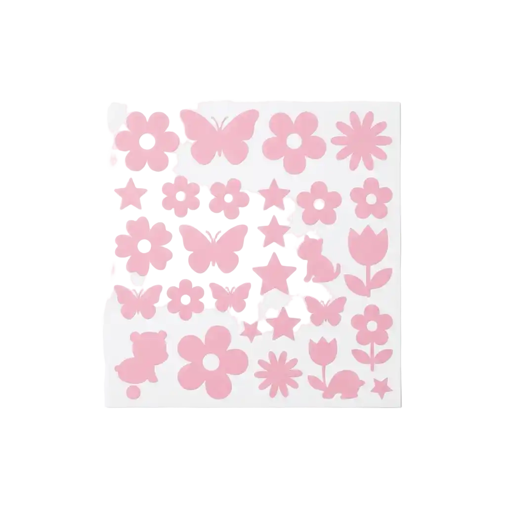 Wandgestaltung rosa & pink afbeelding