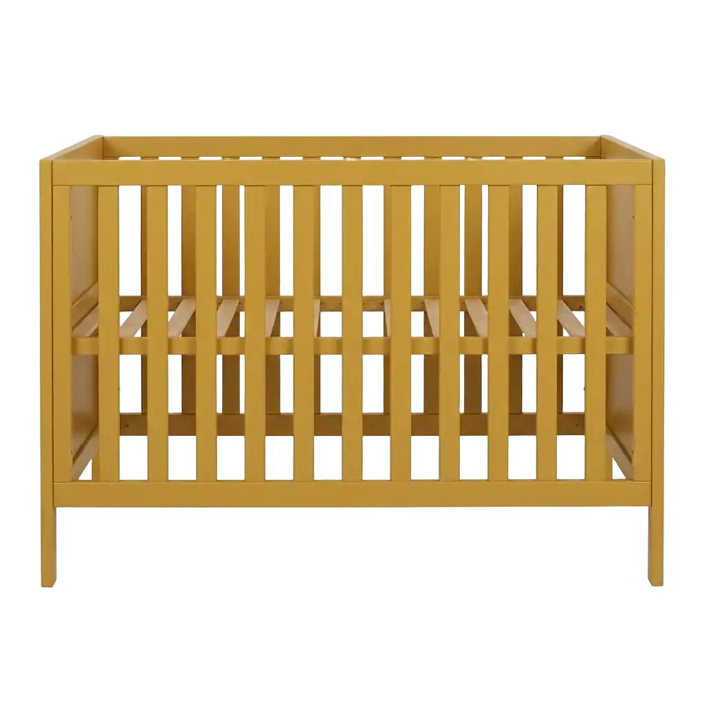 Babyslaapkamer mosterdgeel / oker afbeelding