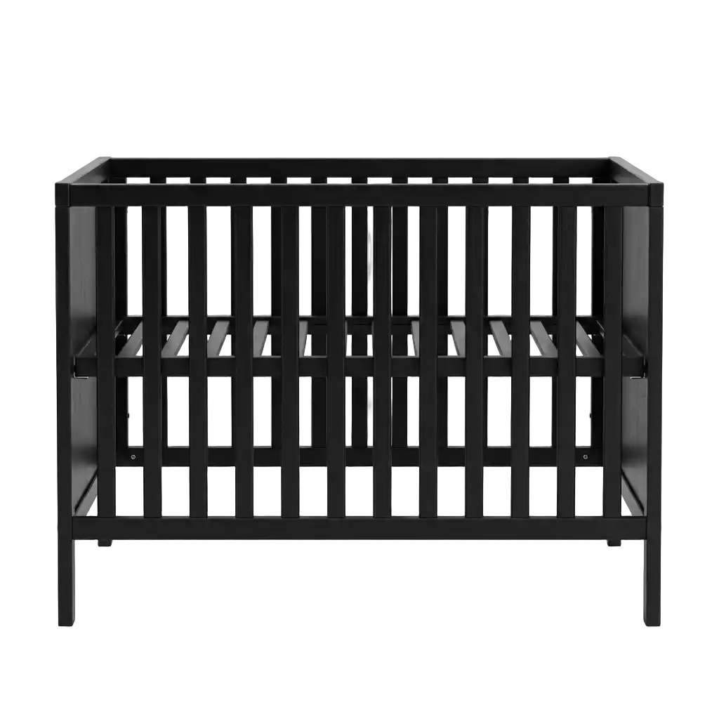 Babykamer in zwart afbeelding