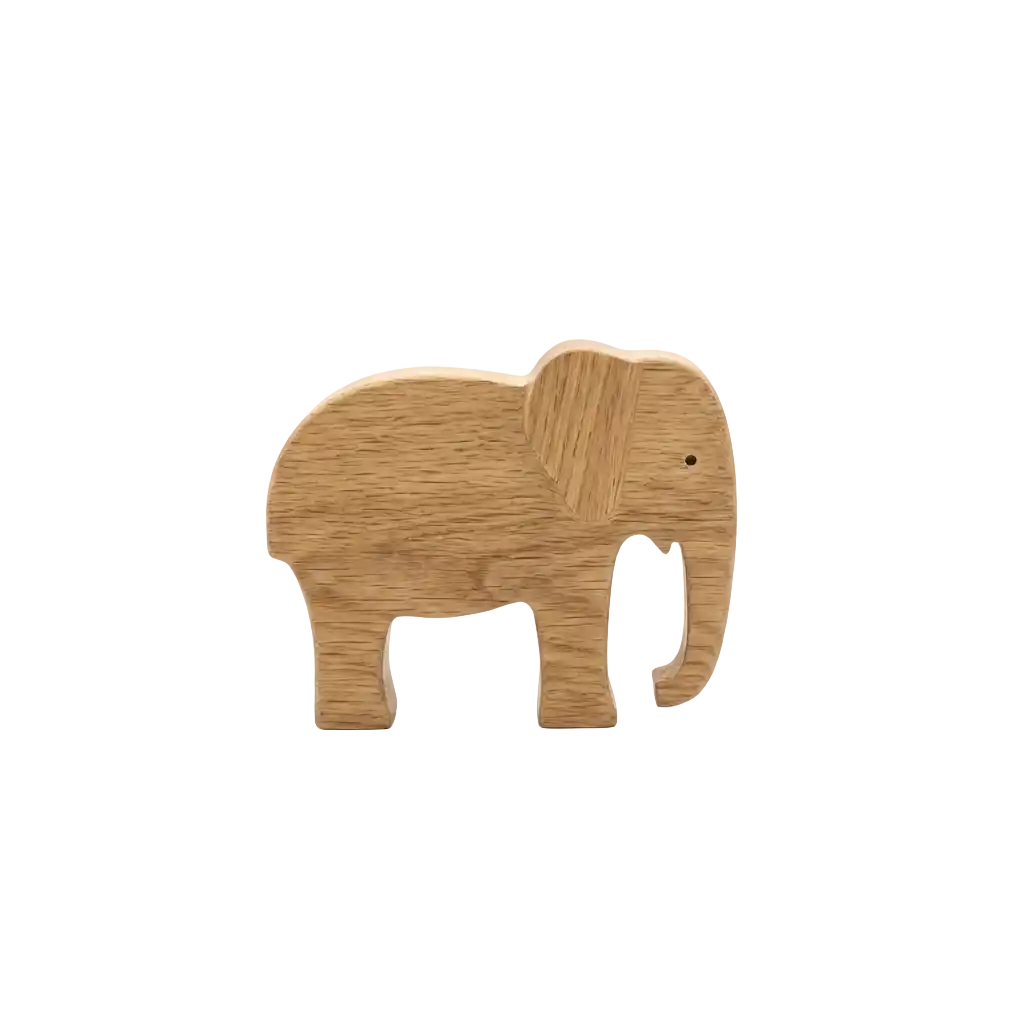 Houten speelgoed dieren afbeelding